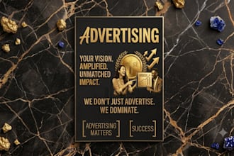 advertising and social media graphic