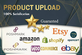 do product upload on amazon woocommerce shopify and opencart
