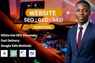 optimize your website with SEO aeo GEO for chatgpt gemini