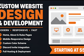 build a custom website for your community or business