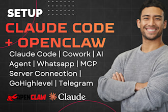 claude code setup openclaw claude cowork ai agent whatsapp telegram n8n make mcp