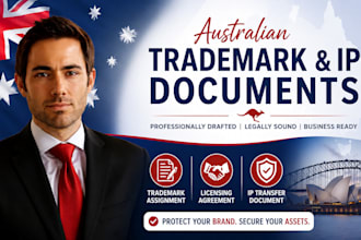 do australian trademark assignment licensing agreement and ip transfer document