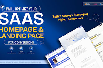 optimize your saas homepage and landing page for conversions