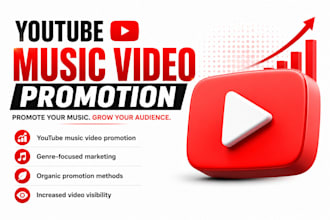 promote your music video on youtube for more exposure