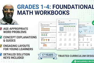 create custom mathematics word problems and workbooks