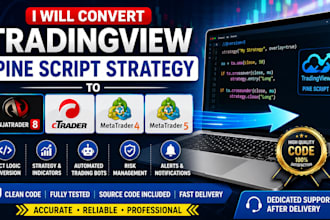 convert tradingview pine script strategy to ninjatrader, ctrader, mt4