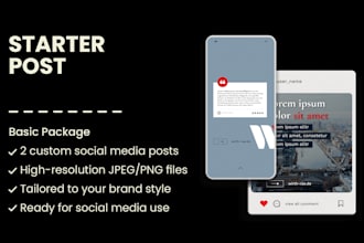 design social media posts and editable canva templates