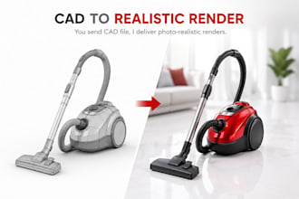 create photorealistic product renders from cad files