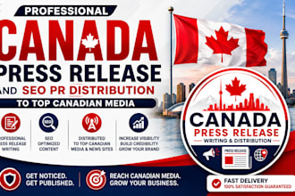 do canada press release writing and distribution to canadian top media sites