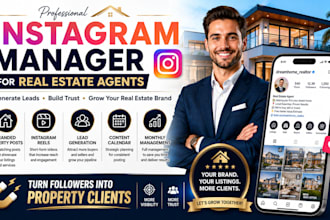 manage instagram for real estate agents and realtors