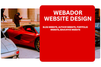 design webador website webador redesign webador landing page webador SEO