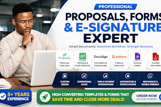 create design proposify template docusign pandadoc jotform googleforms pdf forms