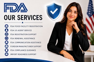 do fda food facility registration and US agent service