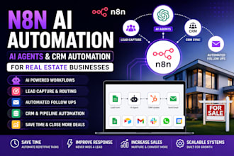 build whatapp ai agents and CRM workflows for real estate, brokers follow up