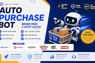 auto purchase bot shopping bot auto buying bot target bot pokemon checkout bot