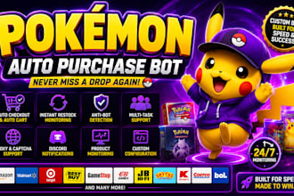 auto purchase bot checkout bot auto buying bot pokemon shopping bot target bot