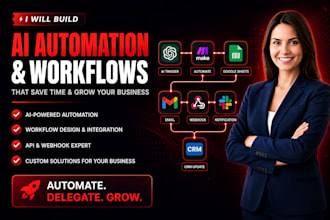 build ai automation ai agent workflow automation n8n makecom for business agent