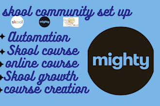 manage your mighty networks and skool community