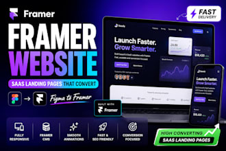 design framer website framer landing page figma to framer as framer developer