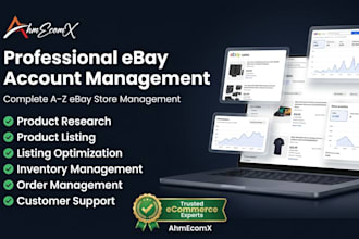 be your ebay account manager and virtual assistant