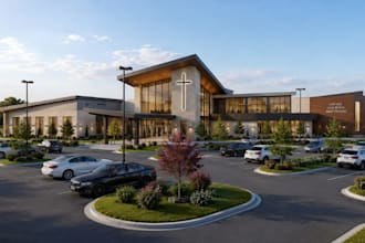 design 3d church, chapel, cathedral, and worship center buildings