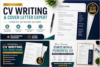 write an ats friendly CV resume and cover letter