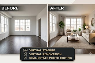 do virtual staging, virtual renovation, real estate virtual staging