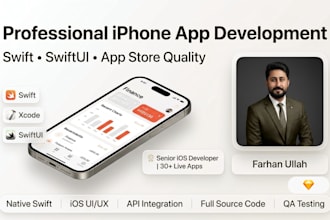 build a production ready native ios app in swift