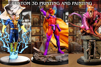 3d print and paint miniature warhammer dnd figurine tabletop model resin prints