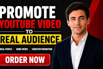 promote youtube video to real audience
