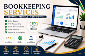 do zoho books bookkeeping, gst accounting and excel reports