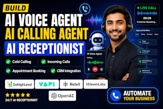build ghl voice agent ai receptionist chat missed call text back ai appointment