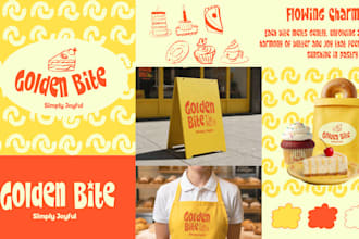 create a launch ready brand identity with logo and mockups