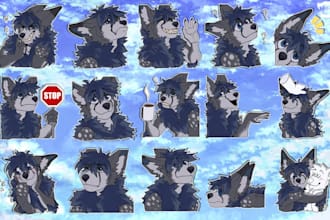 do furry telegram stickers discord animated nsfw furry emotes furry sticker pack