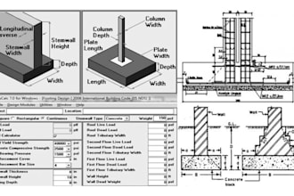design safe concrete footing and foundation engineering calculations