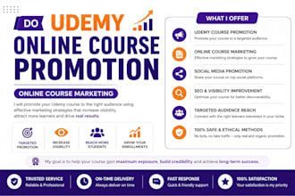 do udemy online course promotion online course marketing online course promotion