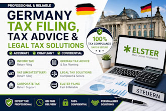 handle your germany tax filing, german tax advice and legal tax solutions