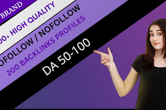 build high quality dofollow, nofollow backlinks