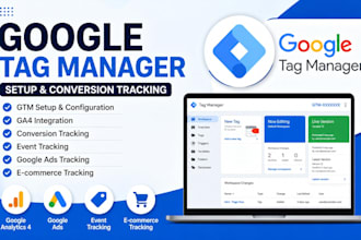 set up google tag manager GTM and conversion tracking