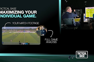 do individual tactical football analysis as I do for professionals