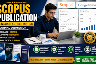 write and publish scopus research article on google scholar