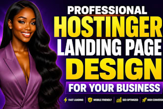 develop professional hostinger website design hostinger, beauty salon website