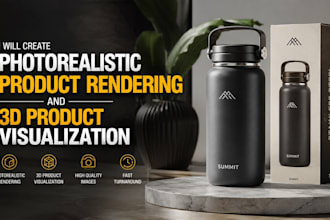 create photorealistic product rendering and 3d product visualization