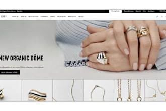 build jewelry shopify store jewelry website wristwatch necklace fashion store