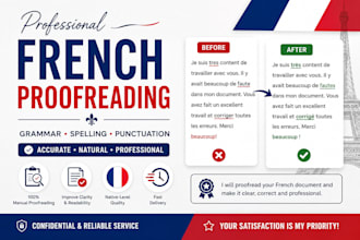 professionally proofread your french content