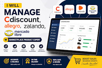 manage cdiscount, allegro, zalando and mercado libre marketplace product