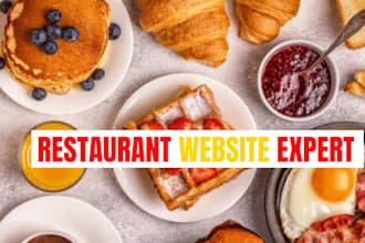 build squarespace restaurant website with menu reservation and online ordering
