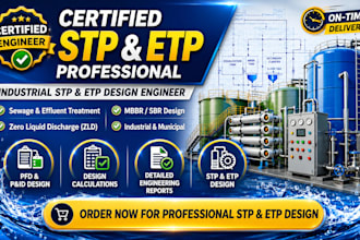 design stp etp ro wastewater treatment plant system