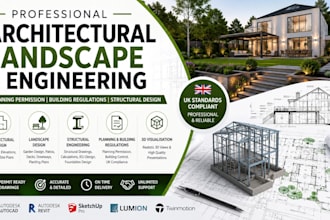 create UK site plan plot plan block plan landscape design for planning approval