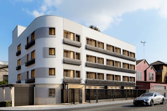 incorporate exterior 3d render into real photos of the site or the street, cgi